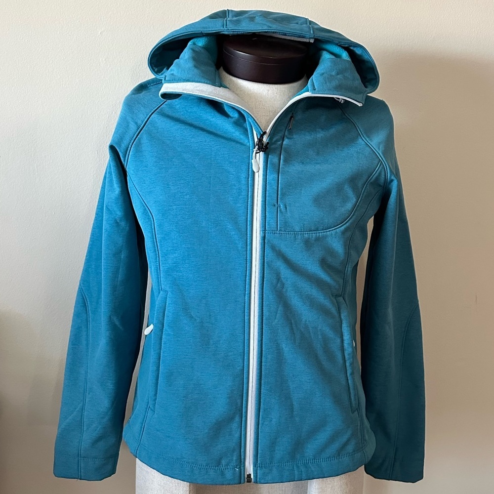 NWT! Waterproof Softshell Turquoise Jacket - Size Medium